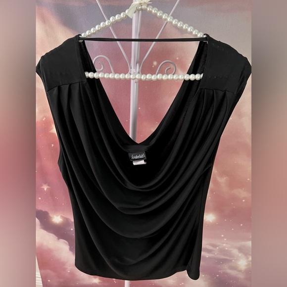 Beautiful classic black top for any occasion. size small-medium - Picture 2 of 8